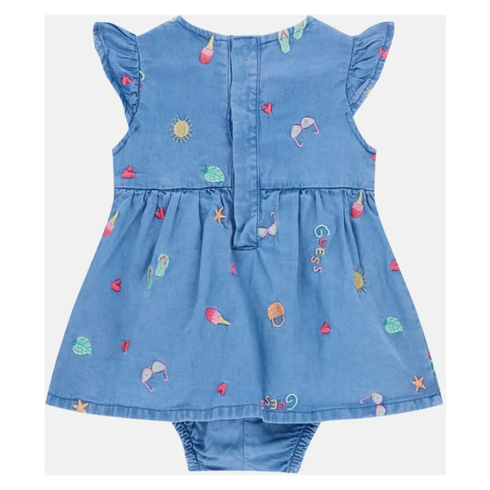 Chambray SS Dress Bodysuit