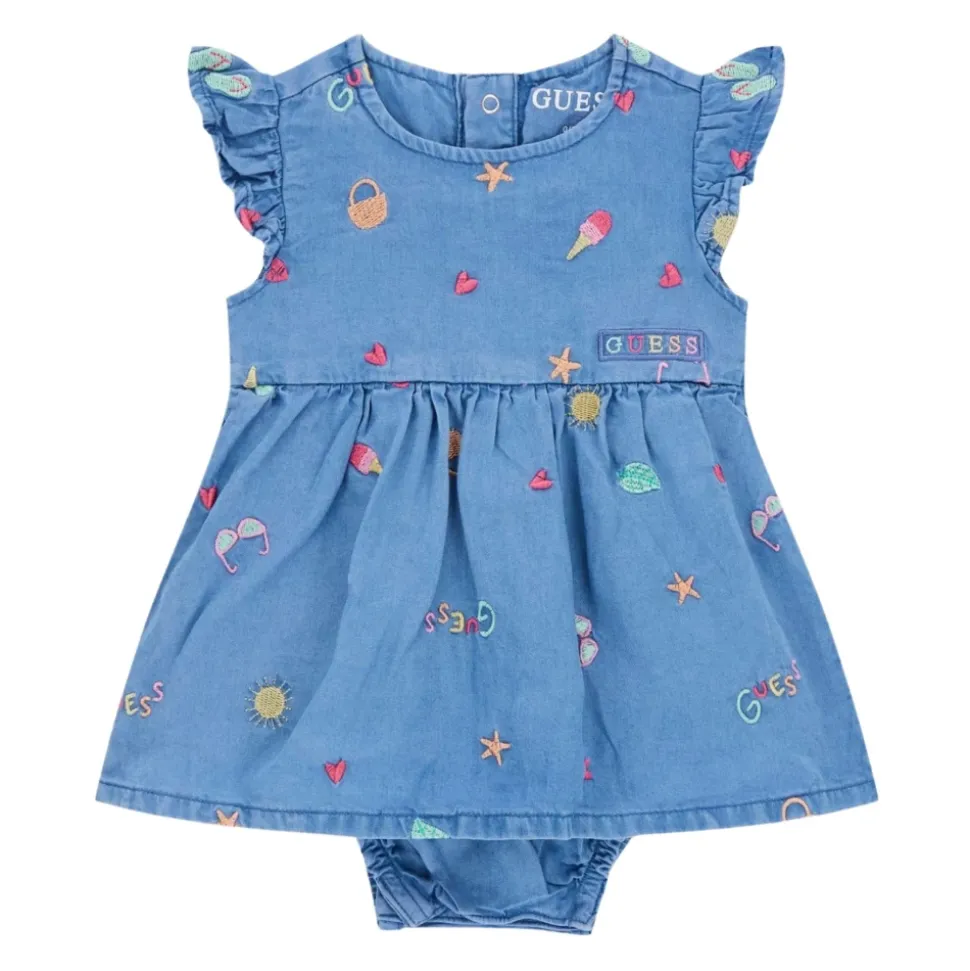 Chambray SS Dress Bodysuit