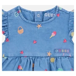 Chambray SS Dress Bodysuit