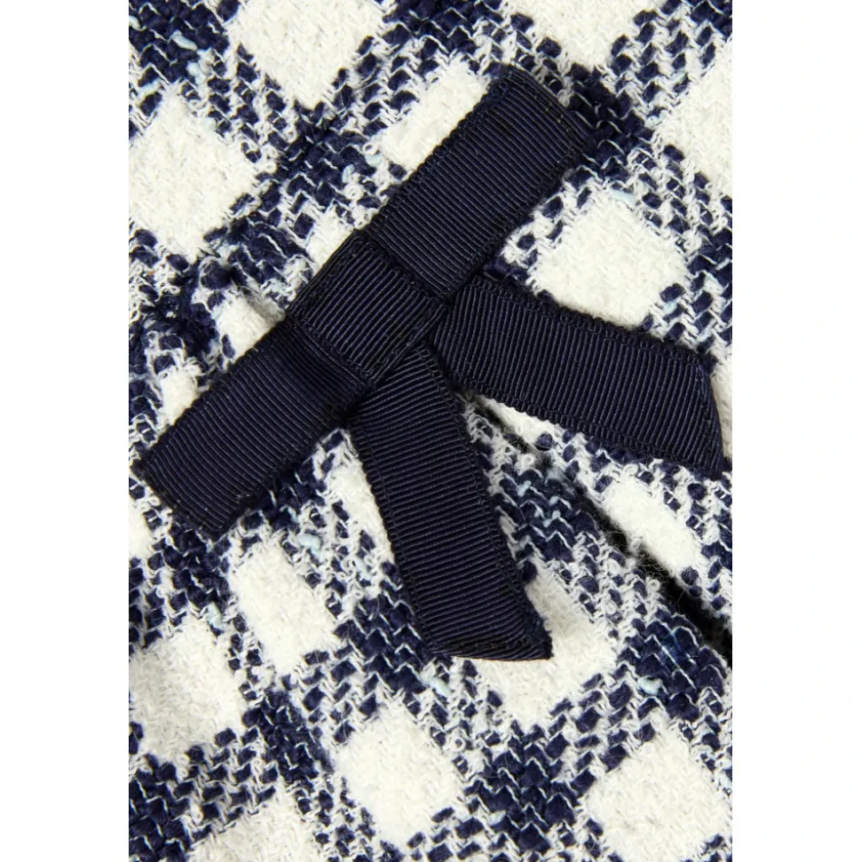 Check Boucle Dress