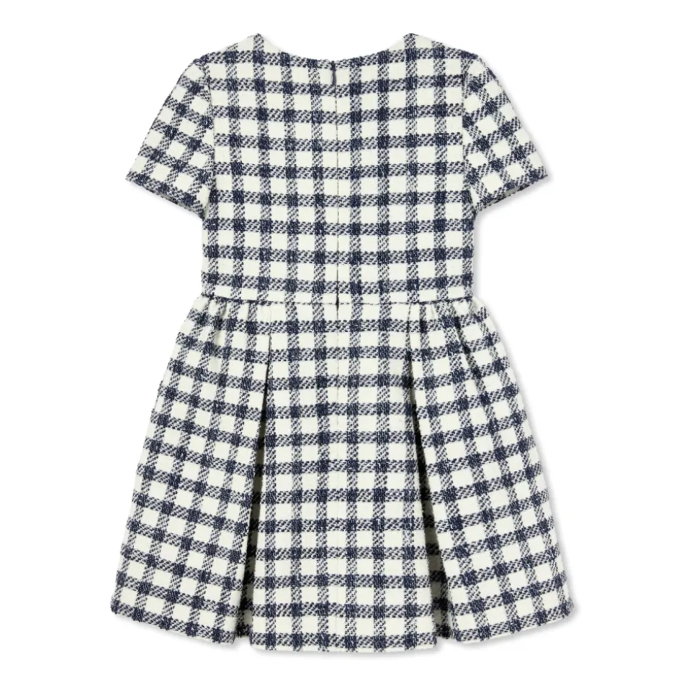 Check Boucle Dress