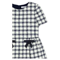 Check Boucle Dress