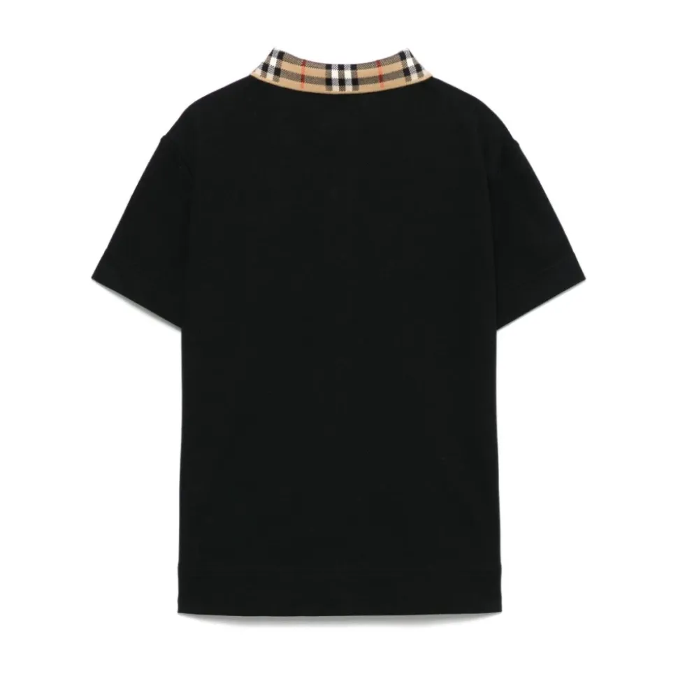 Check Collar Polo Short Sleeve T-Shirt