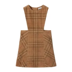 Check Corduroy Dress