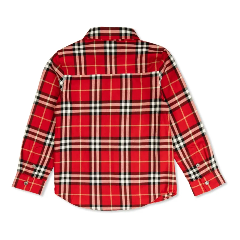 Check Cotton Flannel Shirt