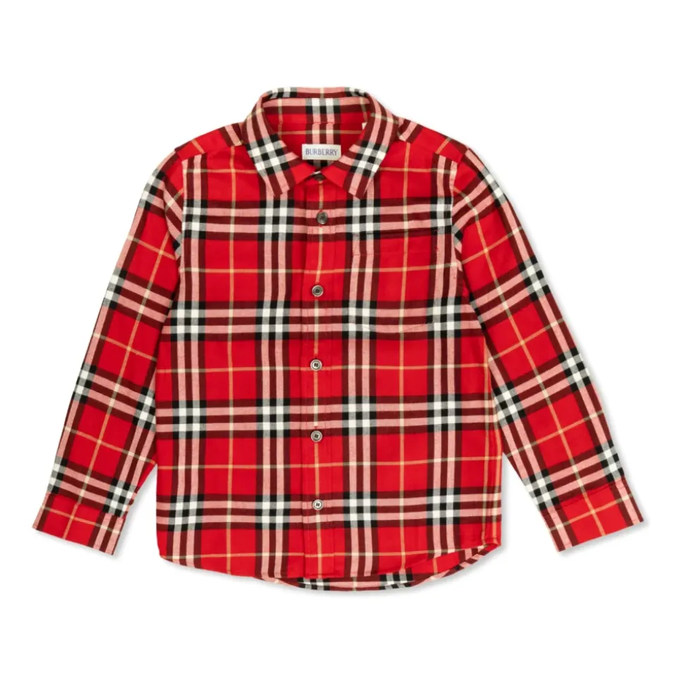 Check Cotton Flannel Shirt