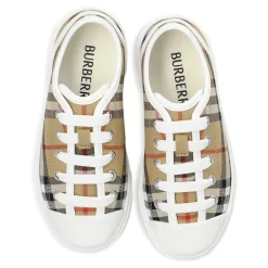 Check Cotton Sneakers