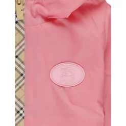 Checker-tape Nylon Hooded Jacket