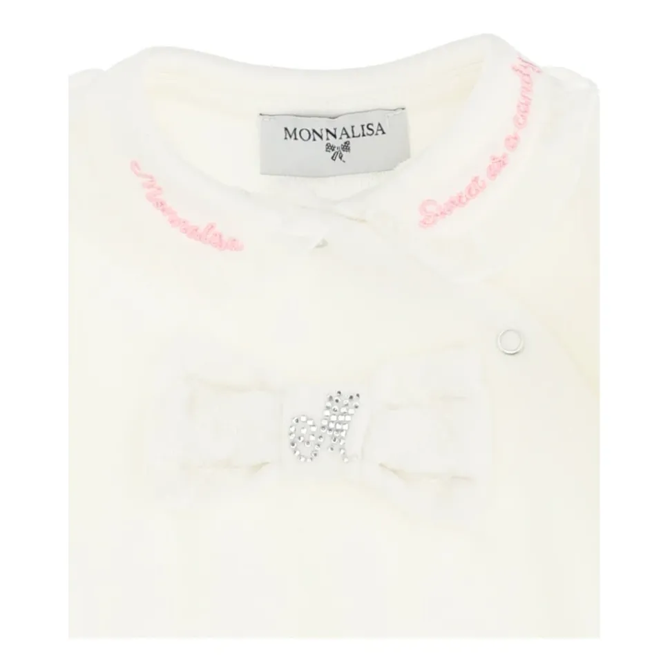Chenille Onesie med Sløyfe