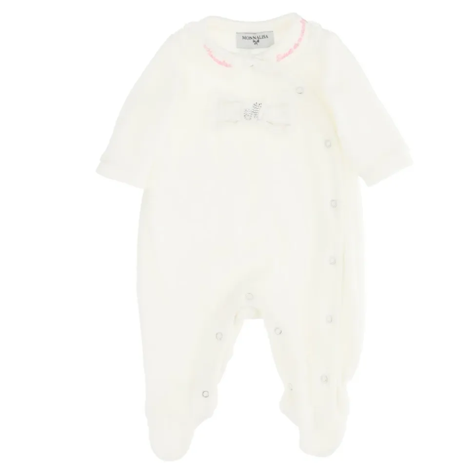 Chenille Onesie med Sløyfe
