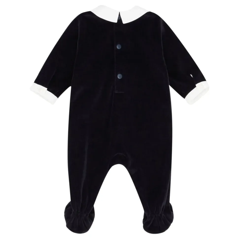 Chenille Romper med Logobroderi
