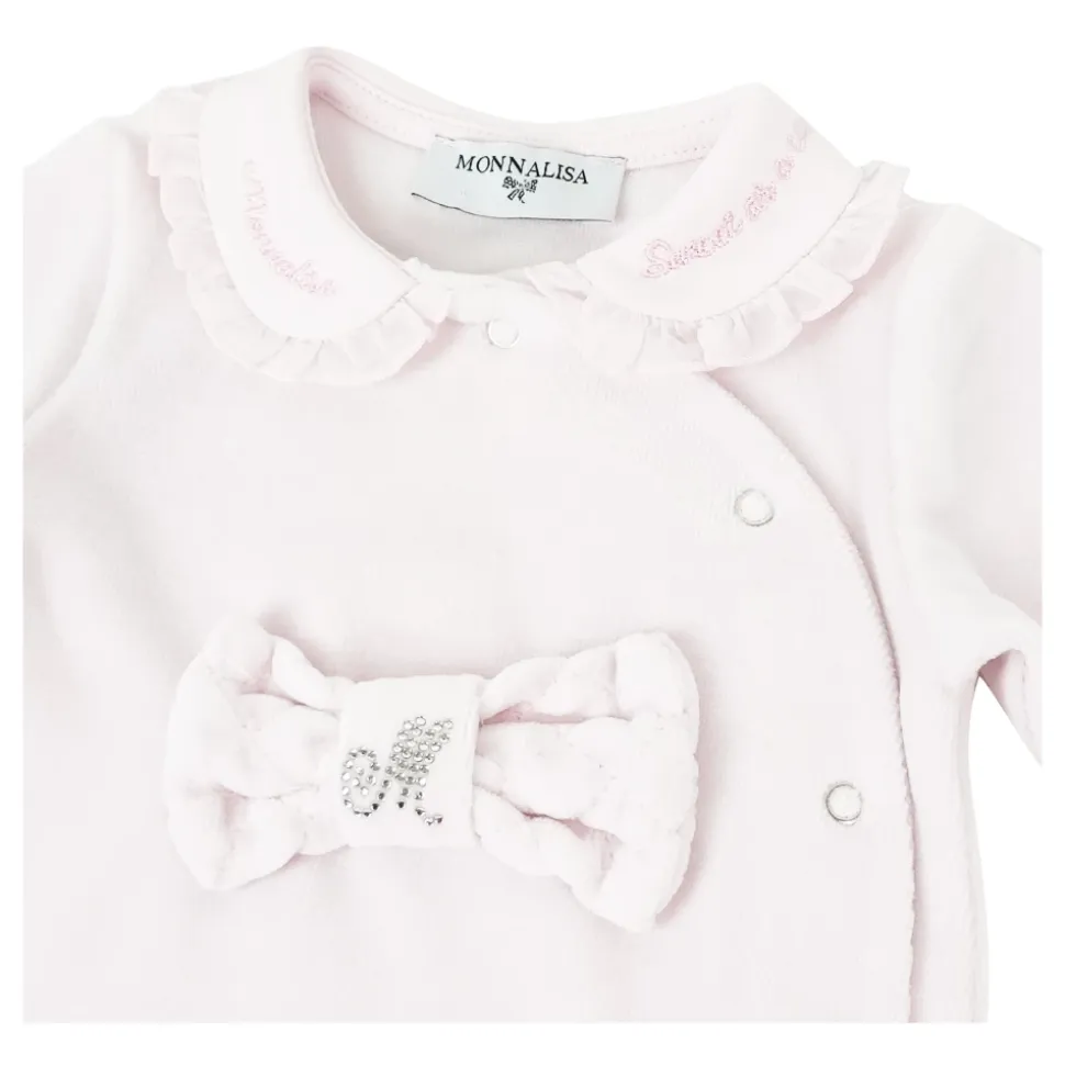 Chenille Romper med Sløyfe