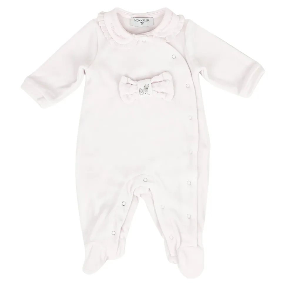 Chenille Romper med Sløyfe