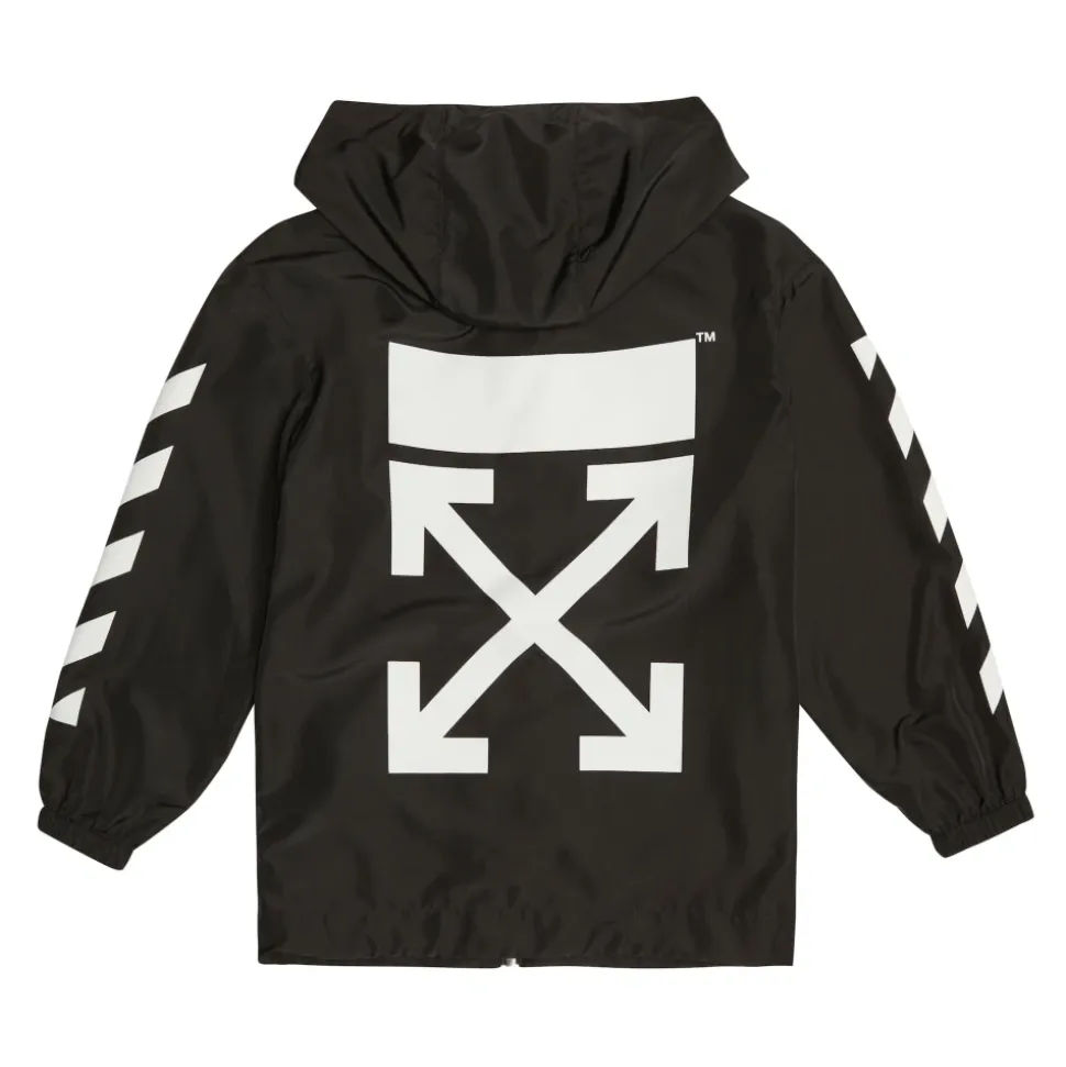 Chest Logo-Print Jakke