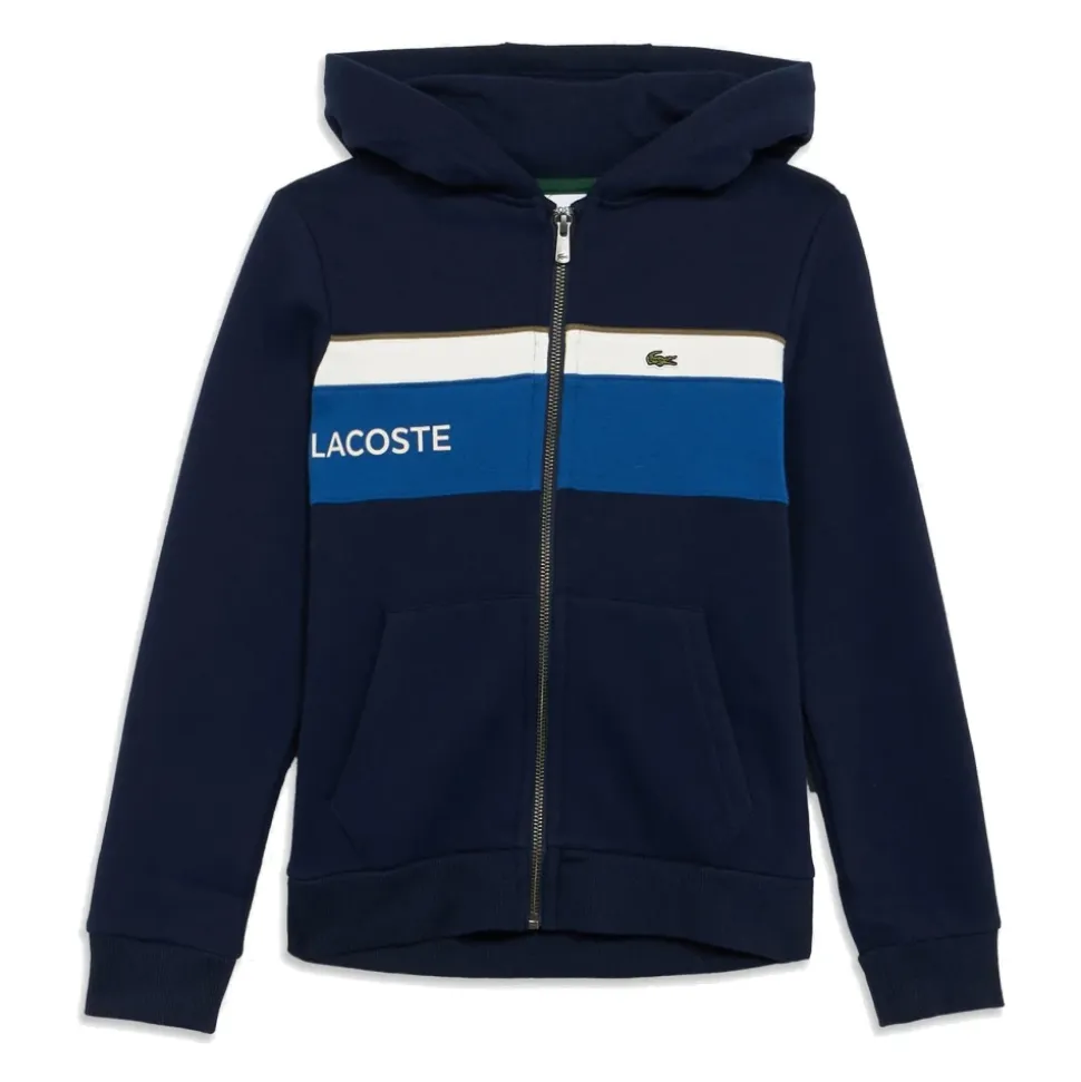 Colour-block Full-Zip Hoodie