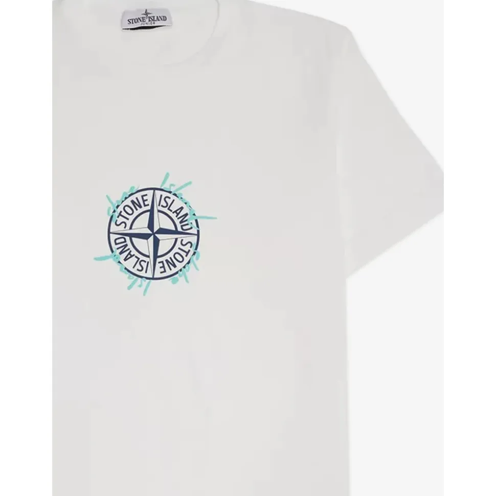 Compass Logo Print T-Shirt