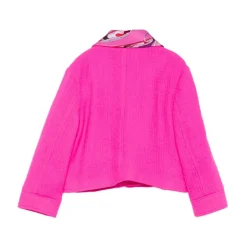Contrast Collar Jacket