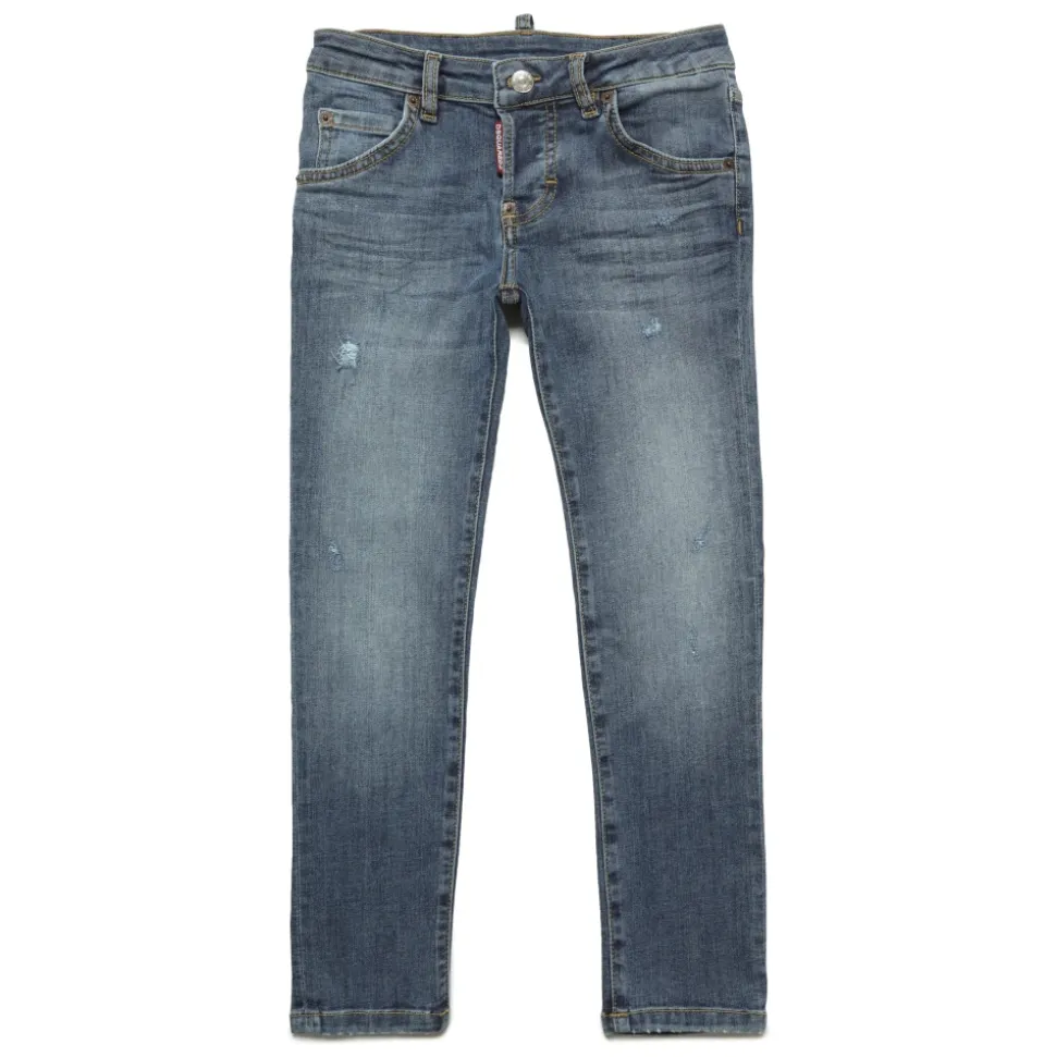 Cool Girl Skinny Jeans med Front Breaks