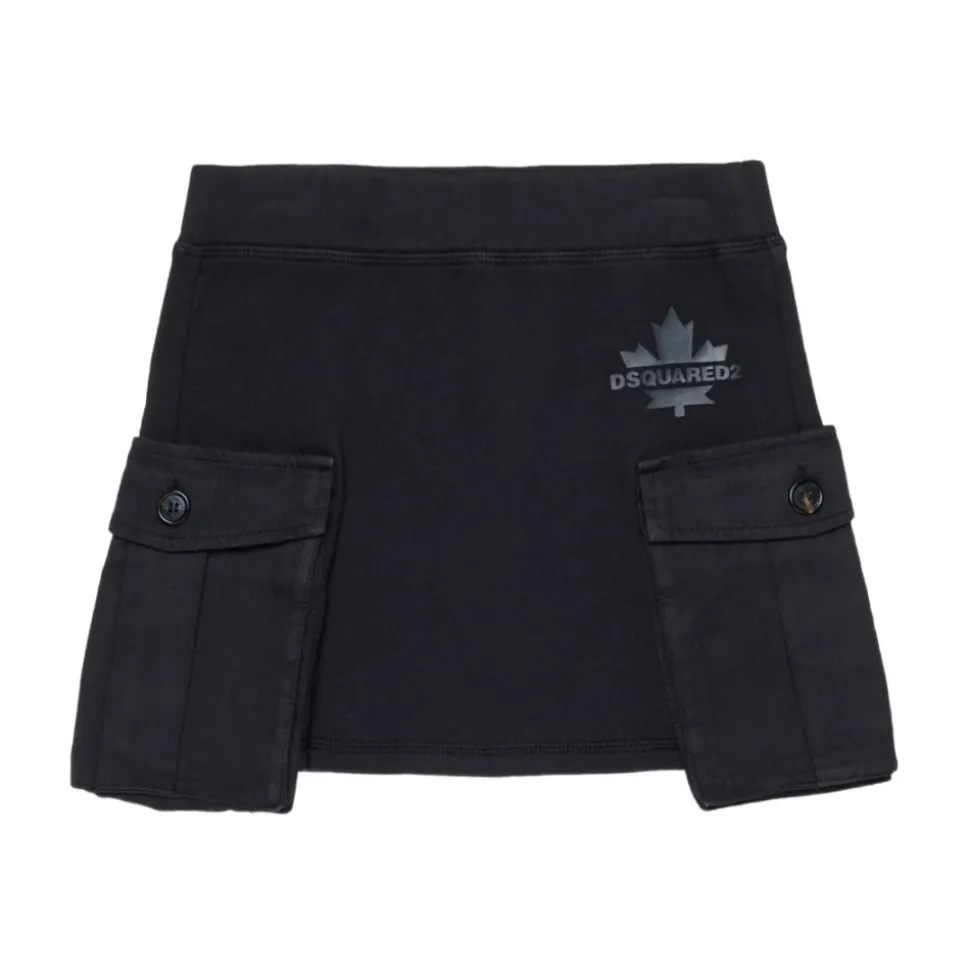 Cotton Cargo Skirt
