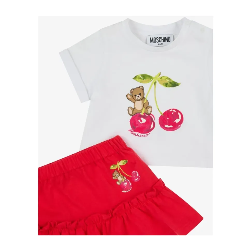 Cotton Jersey T-shirt og Skjørtsett