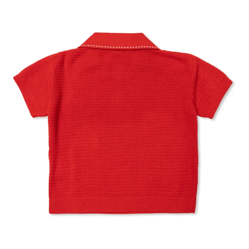 Cotton Knit Polo