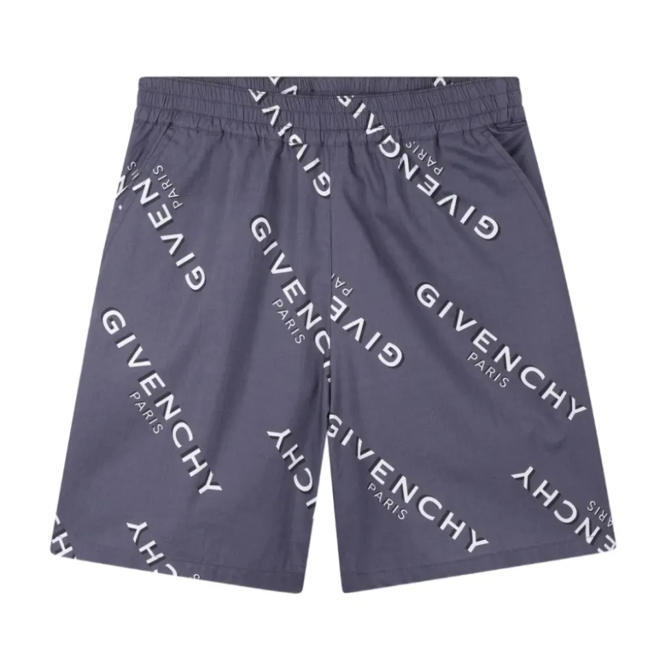 Cotton Logo Shirt and Shorts Set