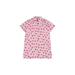 Cotton Poplin Button-Down Dress