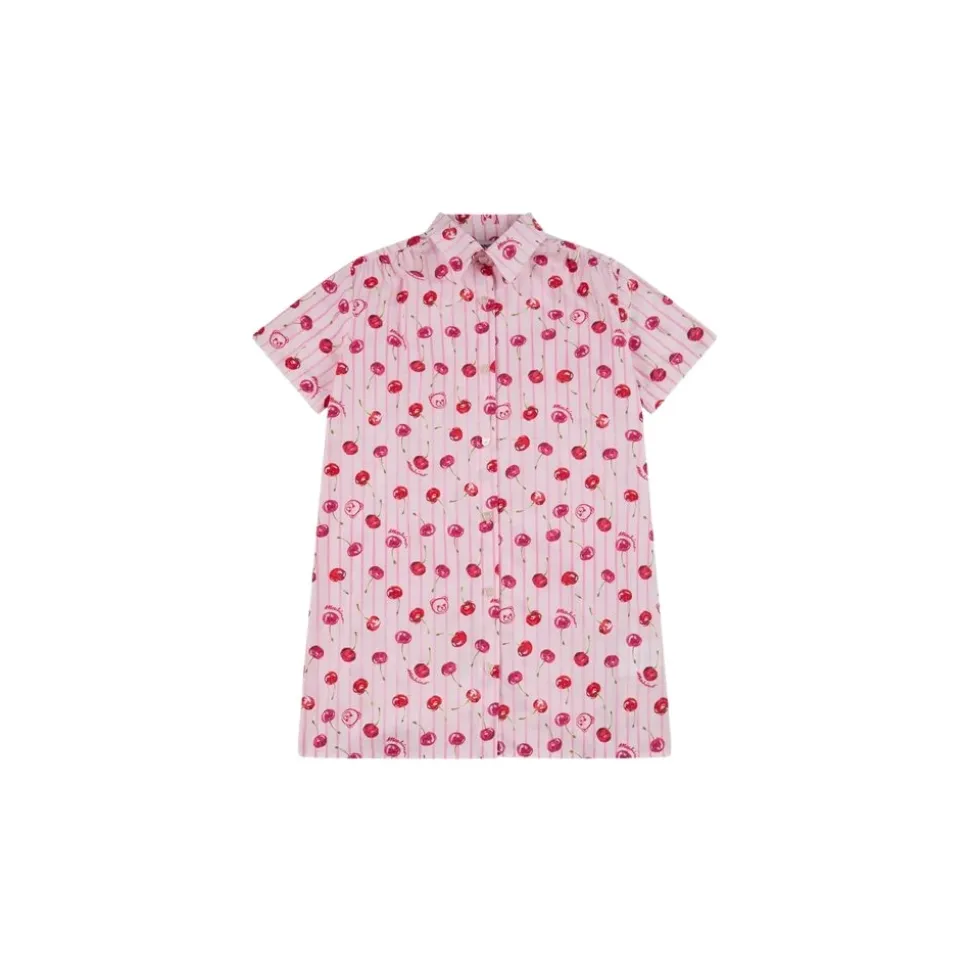 Cotton Poplin Button-Down Dress