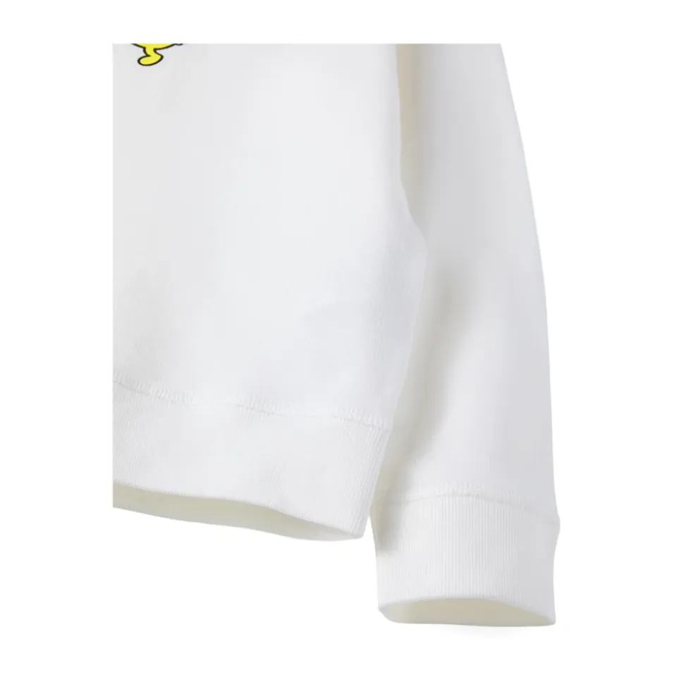 Cotton Sweatshirt med trykk