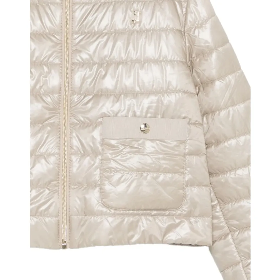 Crew-neck jakke i Nylon Ultralett
