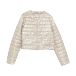 Crew-neck jakke i Nylon Ultralett