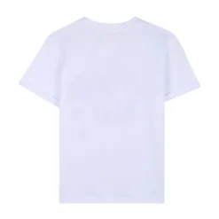 Crewneck T-skjorte med korte ermer og logo