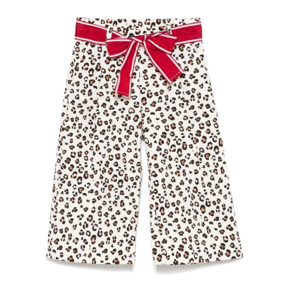 Cropped Gabardine Bukser Multifarget