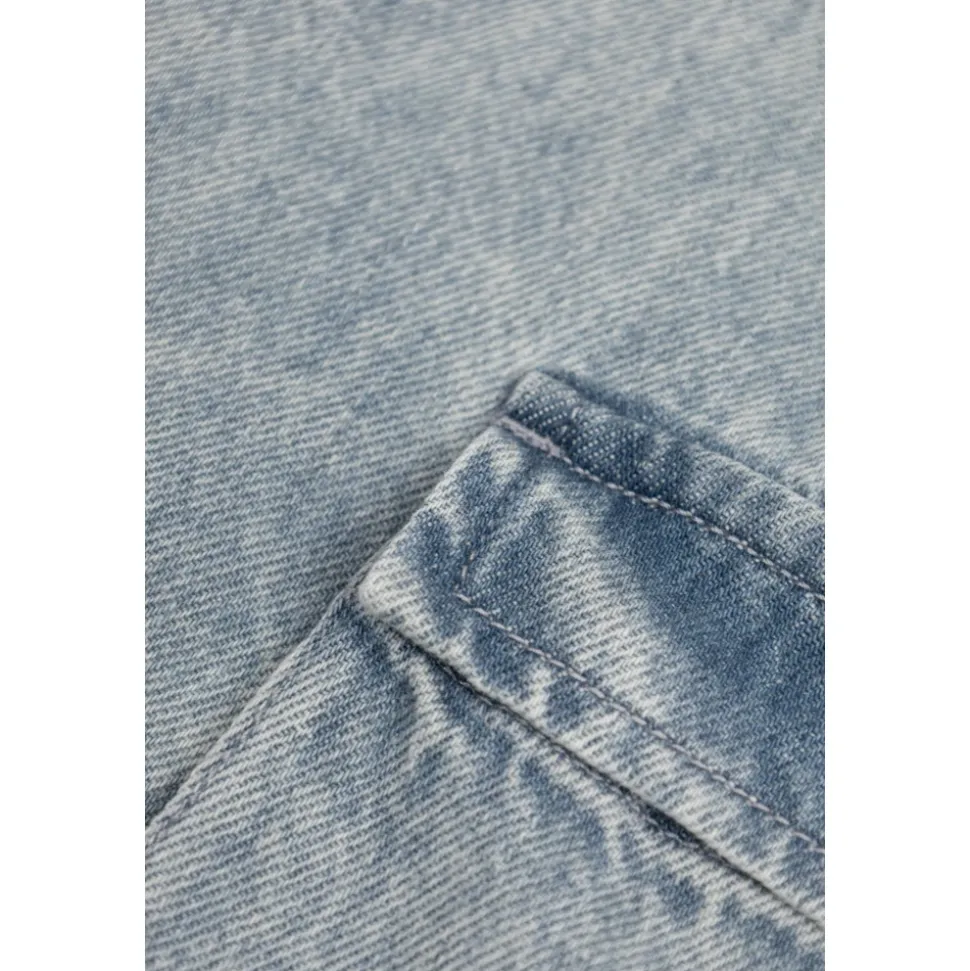 Denim Ermeløs Kjole