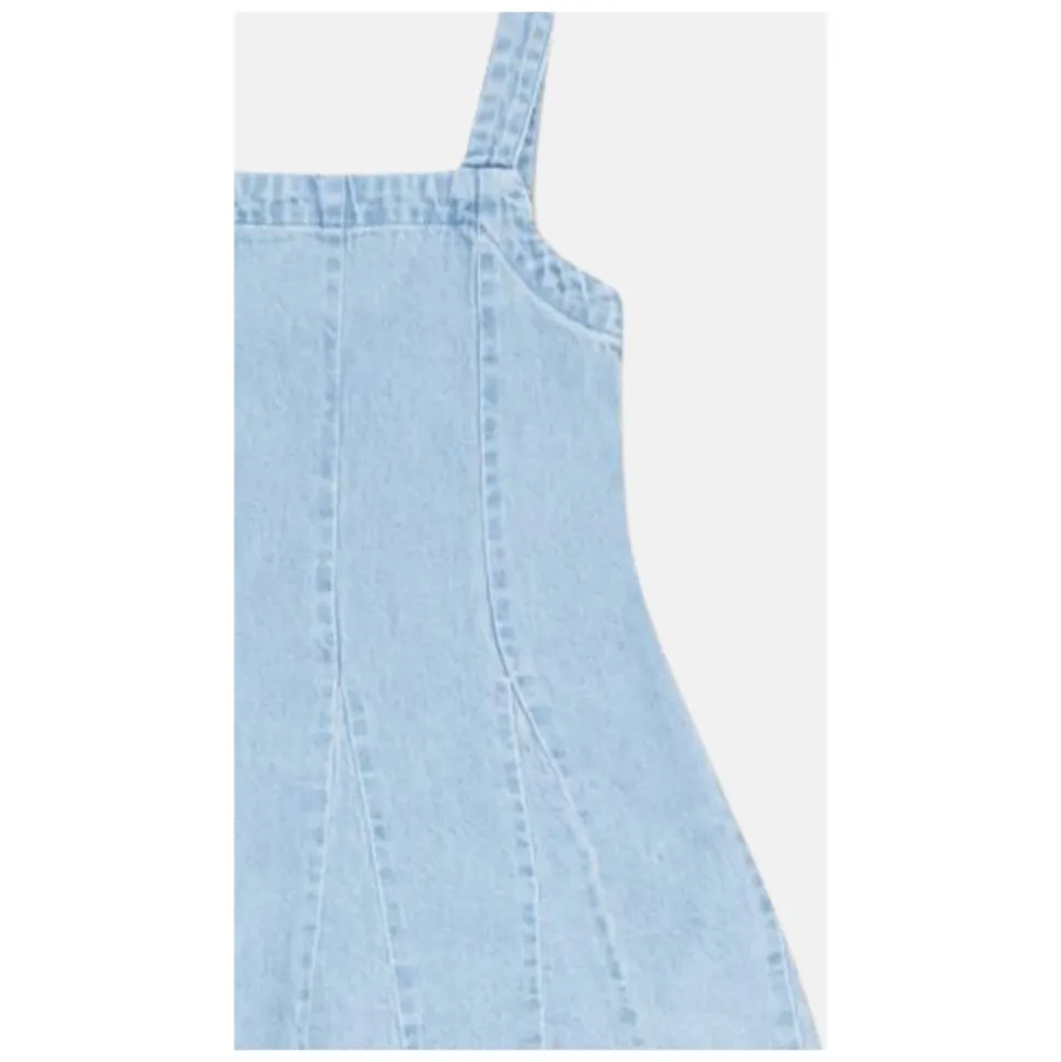 Denim Godet Kjole