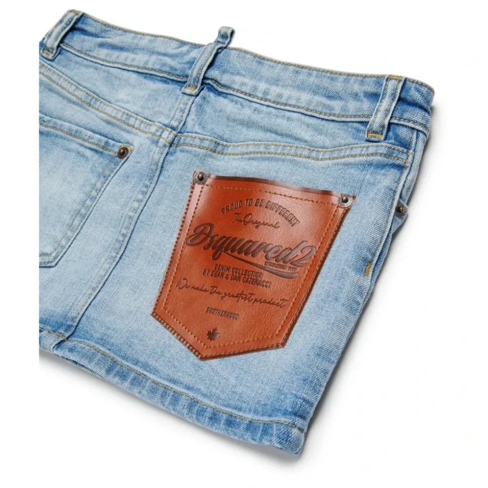 Denim Mini Skirt