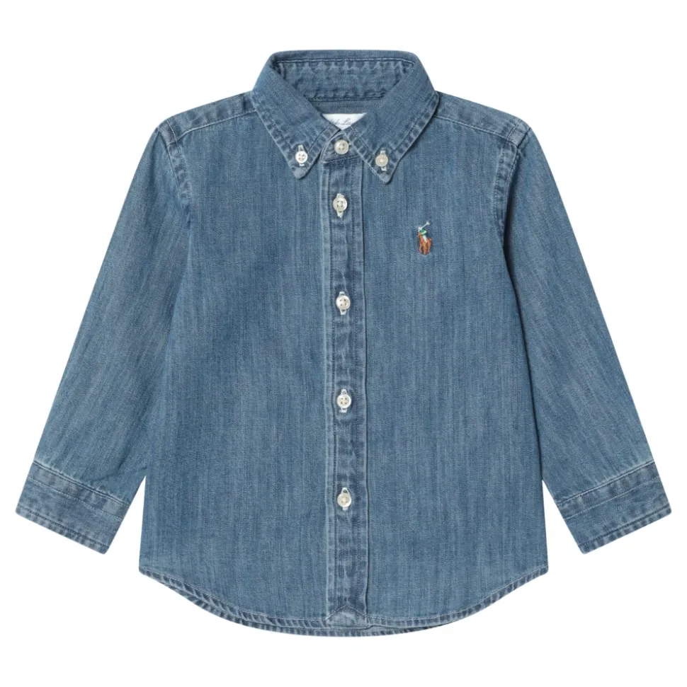 Denimskjorte Klassisk Stil