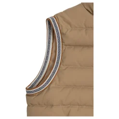 Dun Gilet med rullekrage