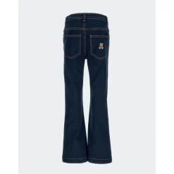 Elastiske denim-bukser