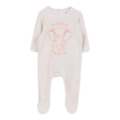 Elefant Print Lue og Smekke Sett