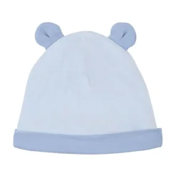 Elefanttrykk Beanie og Smekke Sett