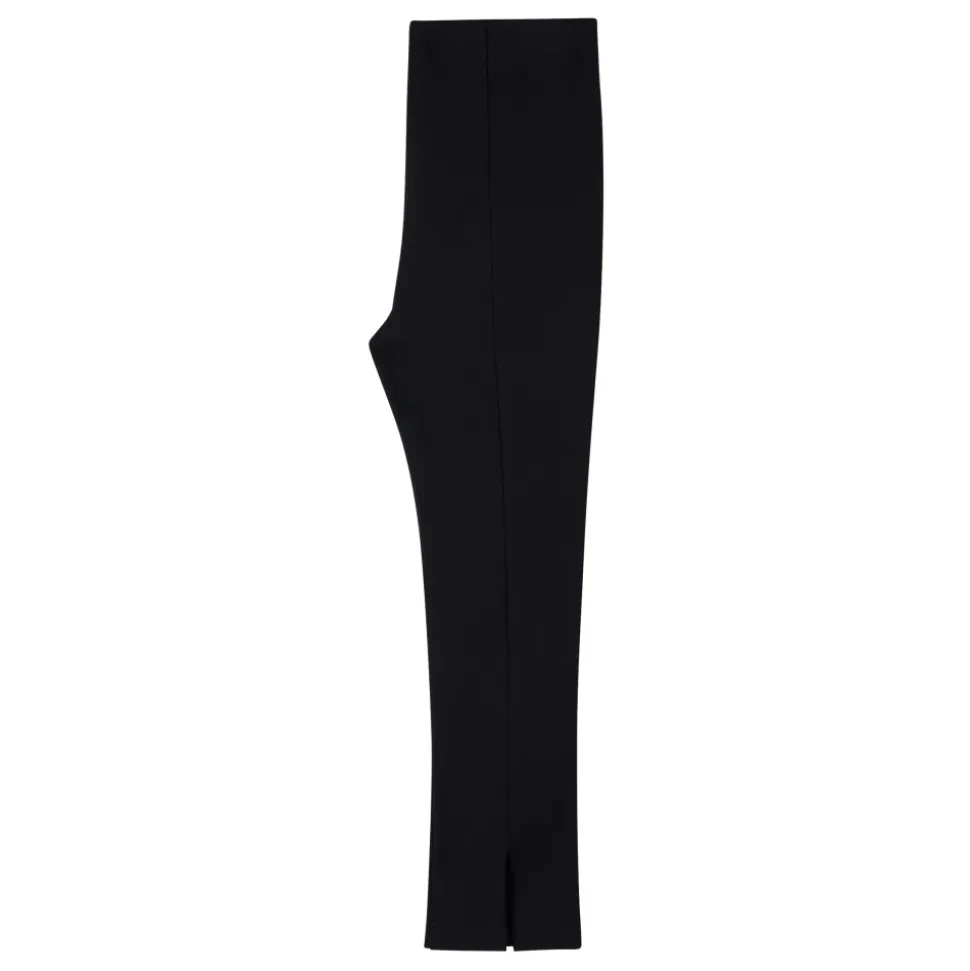 Elegant Svart Bomullsbukser
