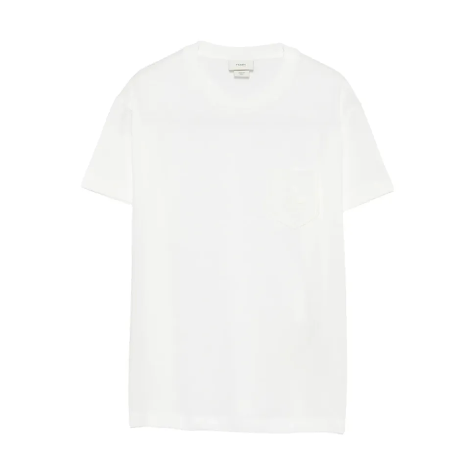 Embroidered Chest-Pocket T-Shirt