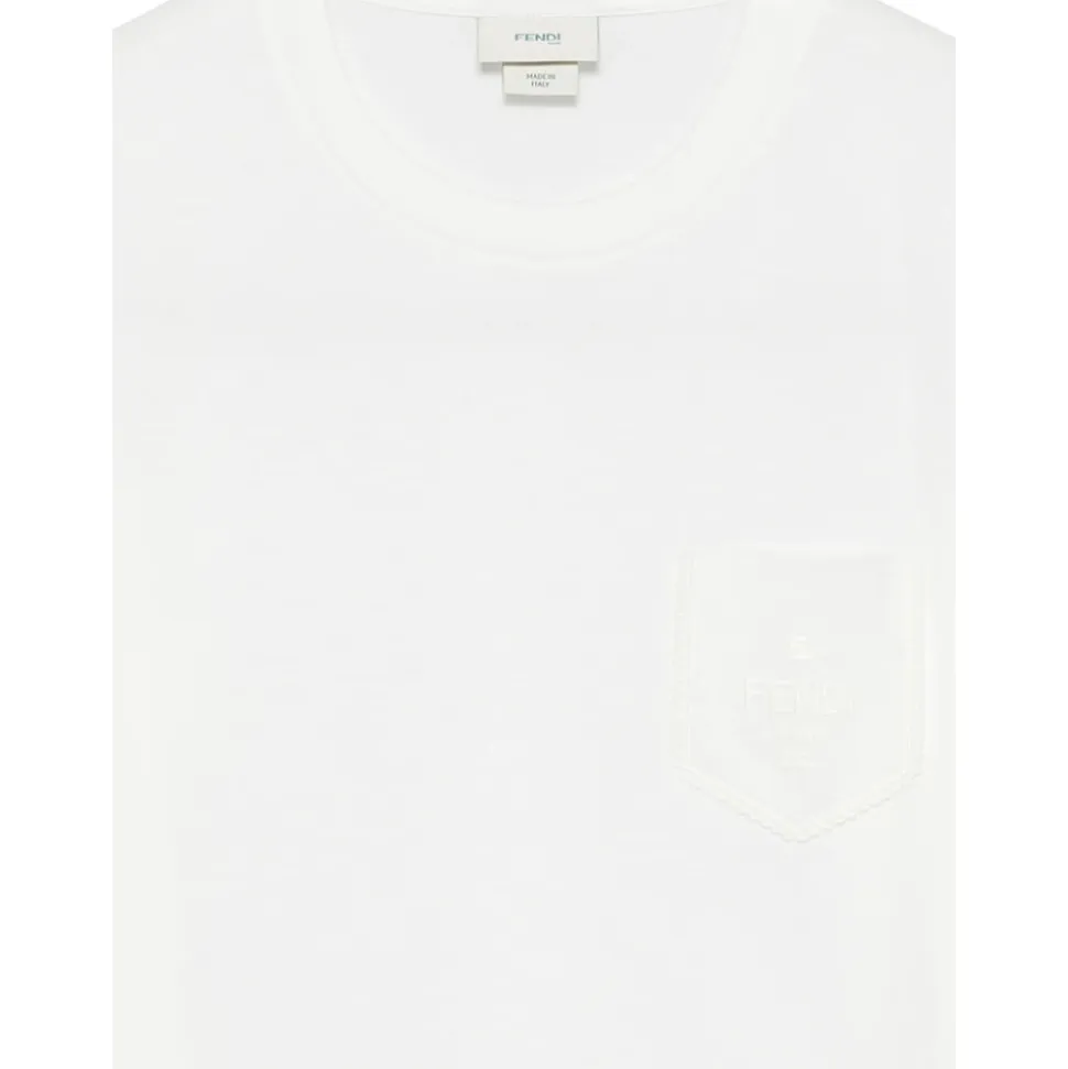 Embroidered Chest-Pocket T-Shirt