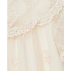 Embroidered Tulle Dress