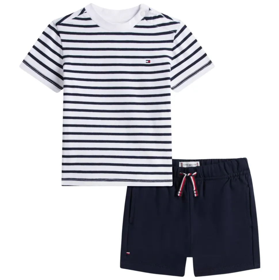 Essential Stripe T-Shirt and Shorts Set