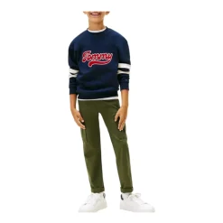 Fargeblokk Sweatshirt for Barn