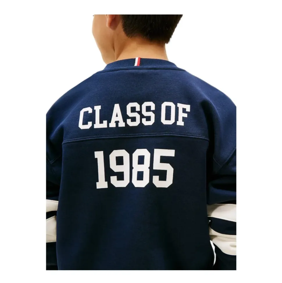 Fargeblokk Sweatshirt for Barn
