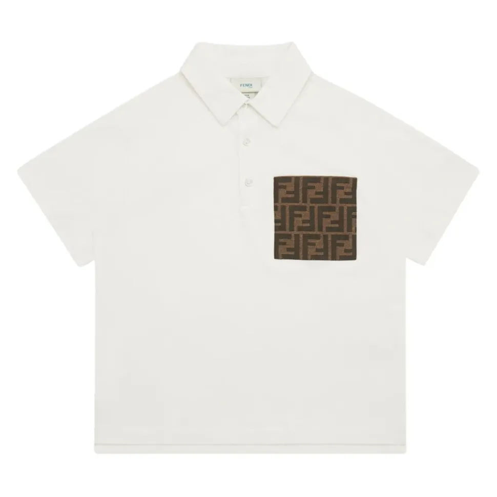 Fendi T-shirts og poloskjorter Hvit