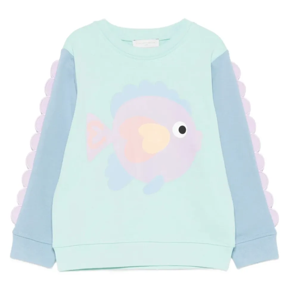 Fish-appliqué Sweatshirt